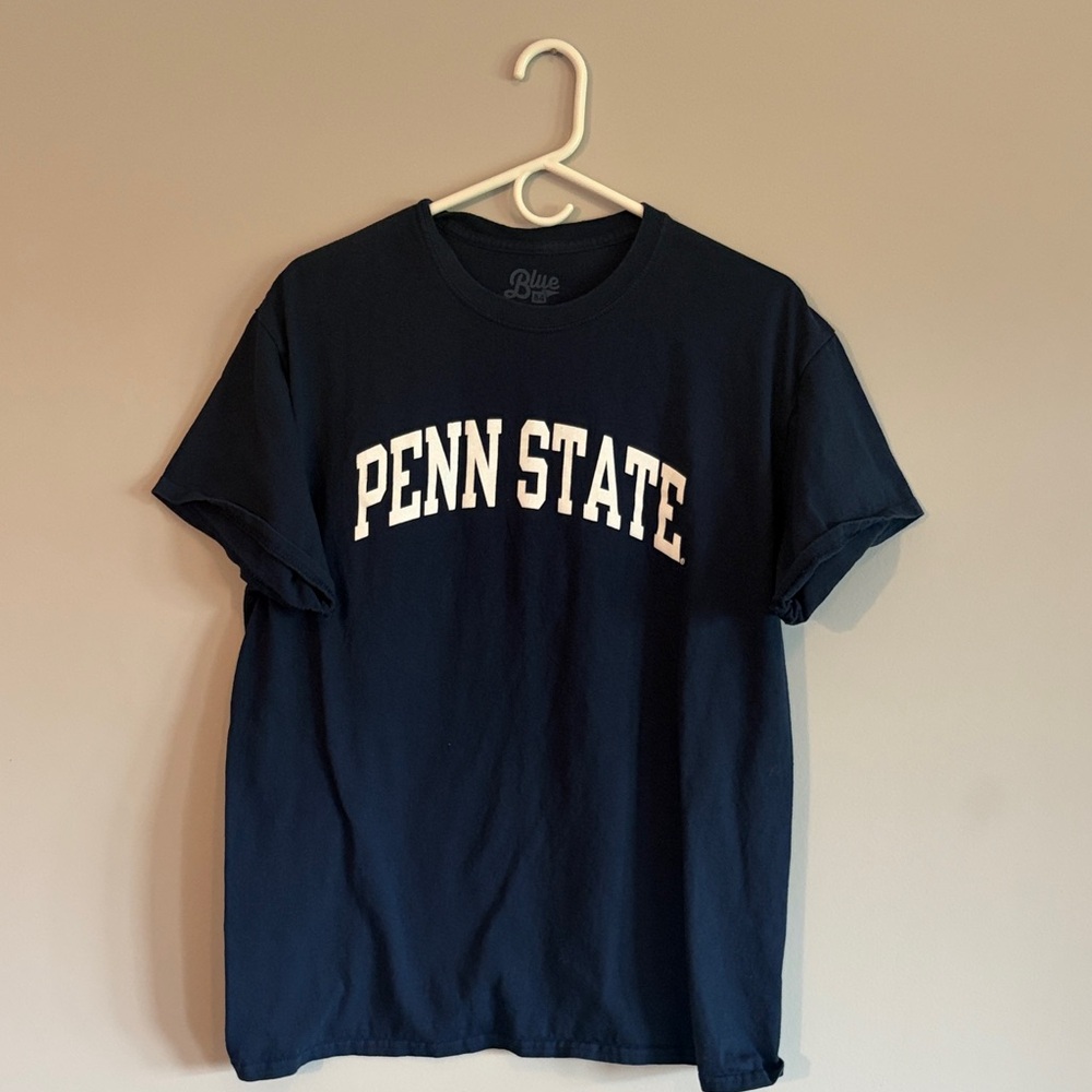 Penn State Large Short Sleeve Tee with White Arch Logo